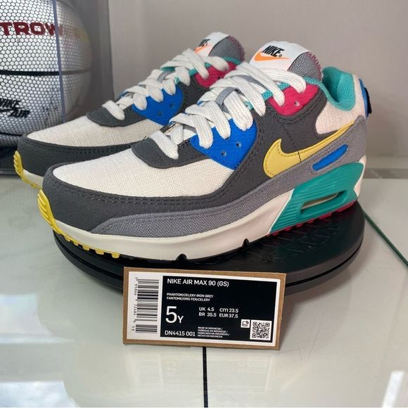 Nike Shoes - 🆕 Nike	 Air Max 90 GS 'Air Sprung - Iron Grey' - Womens 6.5